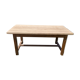 Old farmhouse table in chene circa 1950