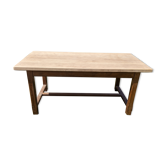 Ancienne table de ferme en chene circa 1950