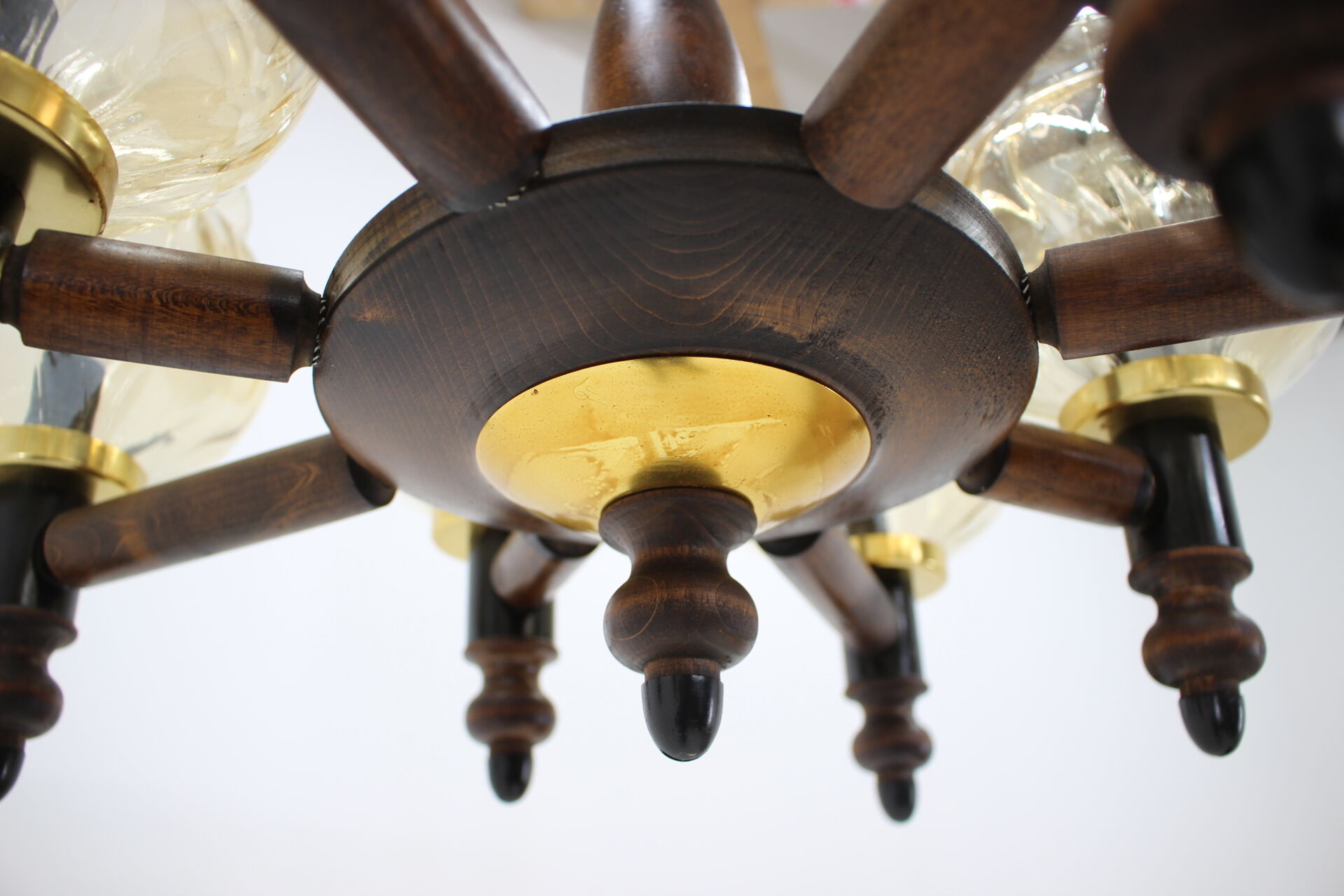 Mid-century big chandelier, 1960