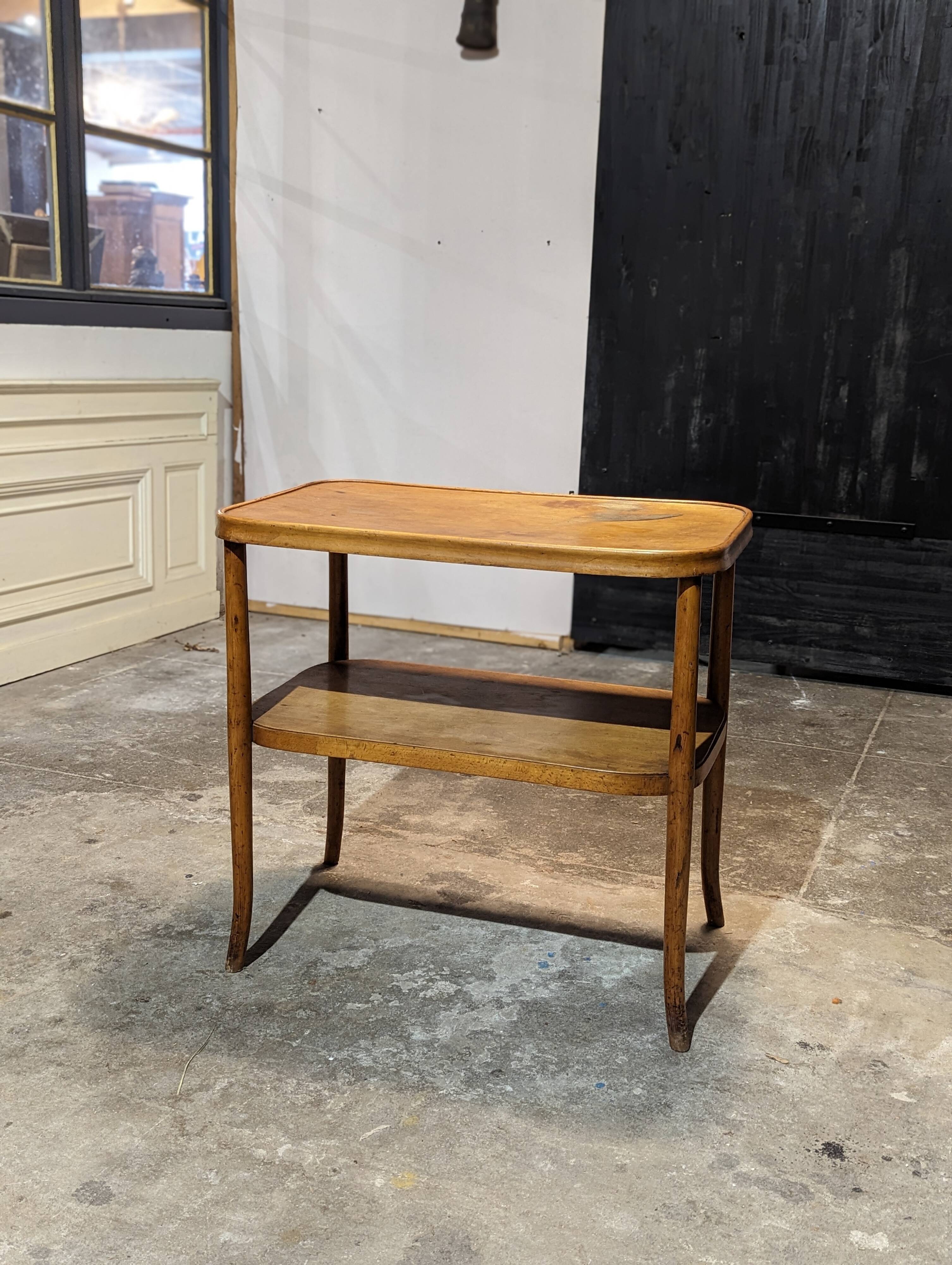 Fischel bentwood serving table