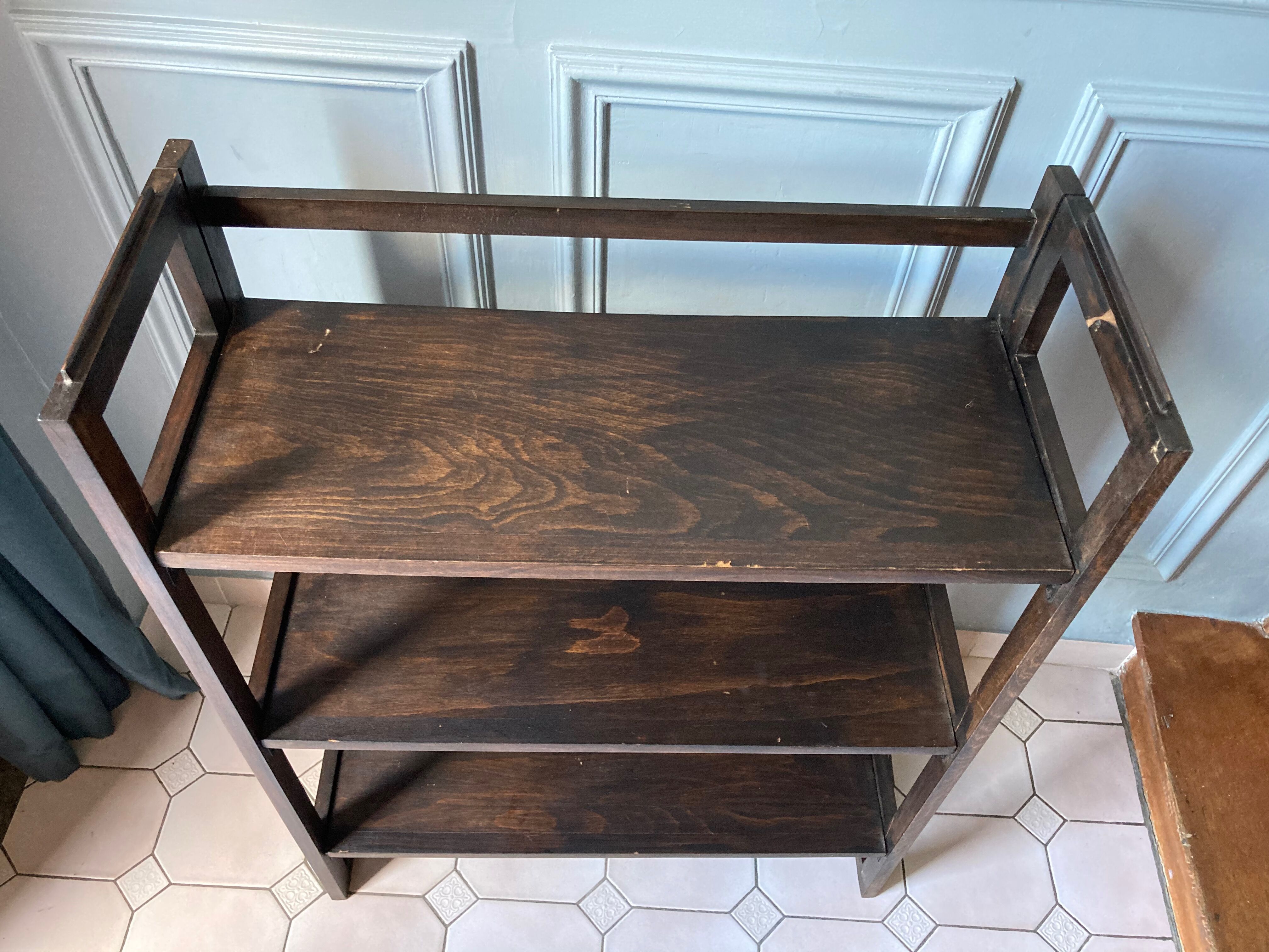 Vintage plant rack duo