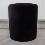 Chauffeuse en tissu noir