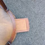 Table bouillotte style Louis XVI marble top