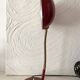 Articulated desk lamp, 1960s, burgundy and gold