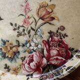 Vintage floral round top