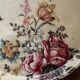 Vintage floral round top