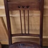 Chair by J Hoffman in curved wood from the 1900s