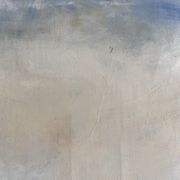 Ancient painting, winter landscape in Auvergne, signed, 20th century
