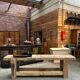 Very large workbench from the early 20th century.