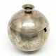 Mid-century modern sugar bowl, silver-plated brass, HEFRA, Poland, 1960s