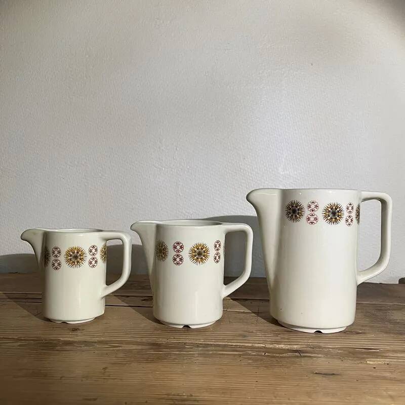 Vintage milk jugs