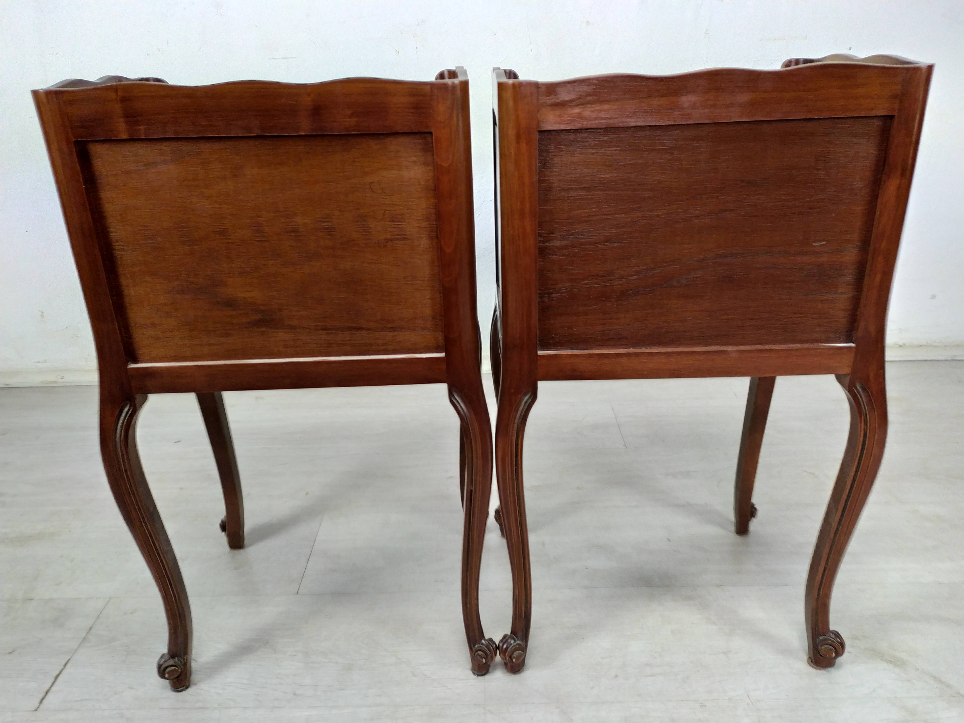 Pair of Louis XV style bedside tables