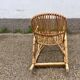 Rocking chair rotin 1960 bambou