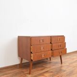 Danish oak chest of drawers