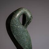 Shona bird sculpture in serpentine stone