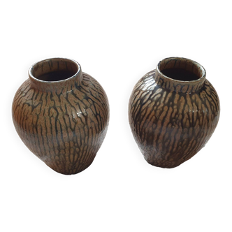 Pair of ceramic vases