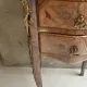 Louis XV style bedside table in marquetry with a top m