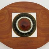 Midcentury Teak Tray With Tile Insert By Allan Wallwork 1970