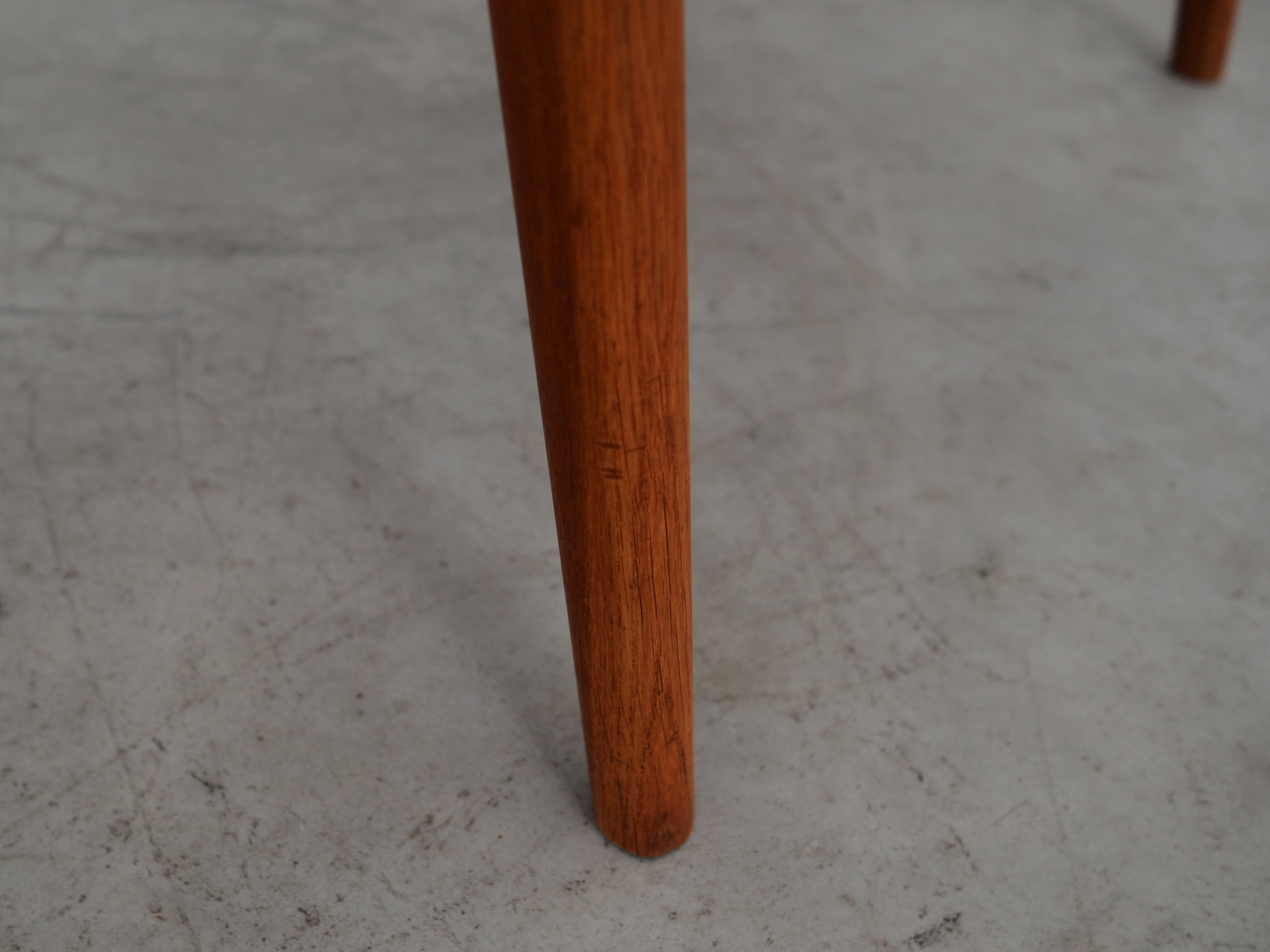 Oak footrest, Danish design, 1970s, production: Denmark
