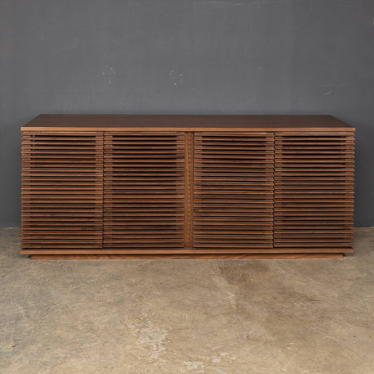 Stylish 20thc heals walnut sideboard by nathan yong c.1990