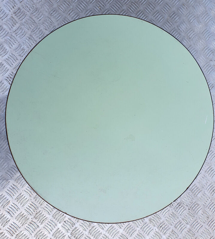Vintage stool in light green formica