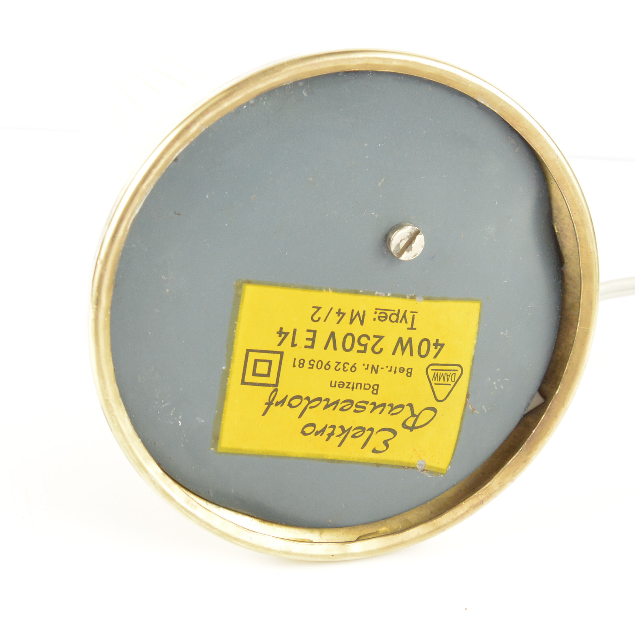 1960s bedside night lamp, ElektroRausendorf Bautzen, Germany