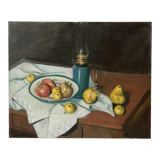 Tableau ancien huile sur toile nature morte