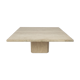 Italian travertine coffee table, 1980s
