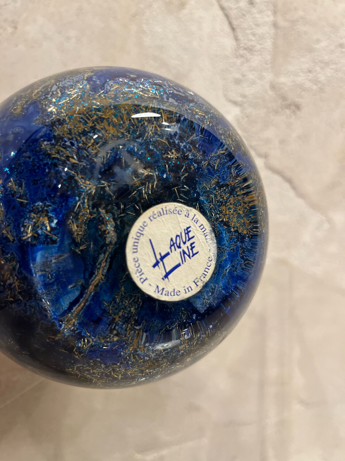 Vase laqué 1970