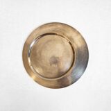 Dish from the Forms series in silver-plated metal by Gio Ponti for Cleto Munari, 1970s.