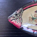 Fish dish signed Henriot Quimper
