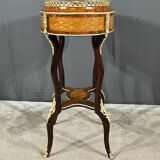 Planter in Precious Wood Marquetry, Napoleon III Period – Mid-19th Century