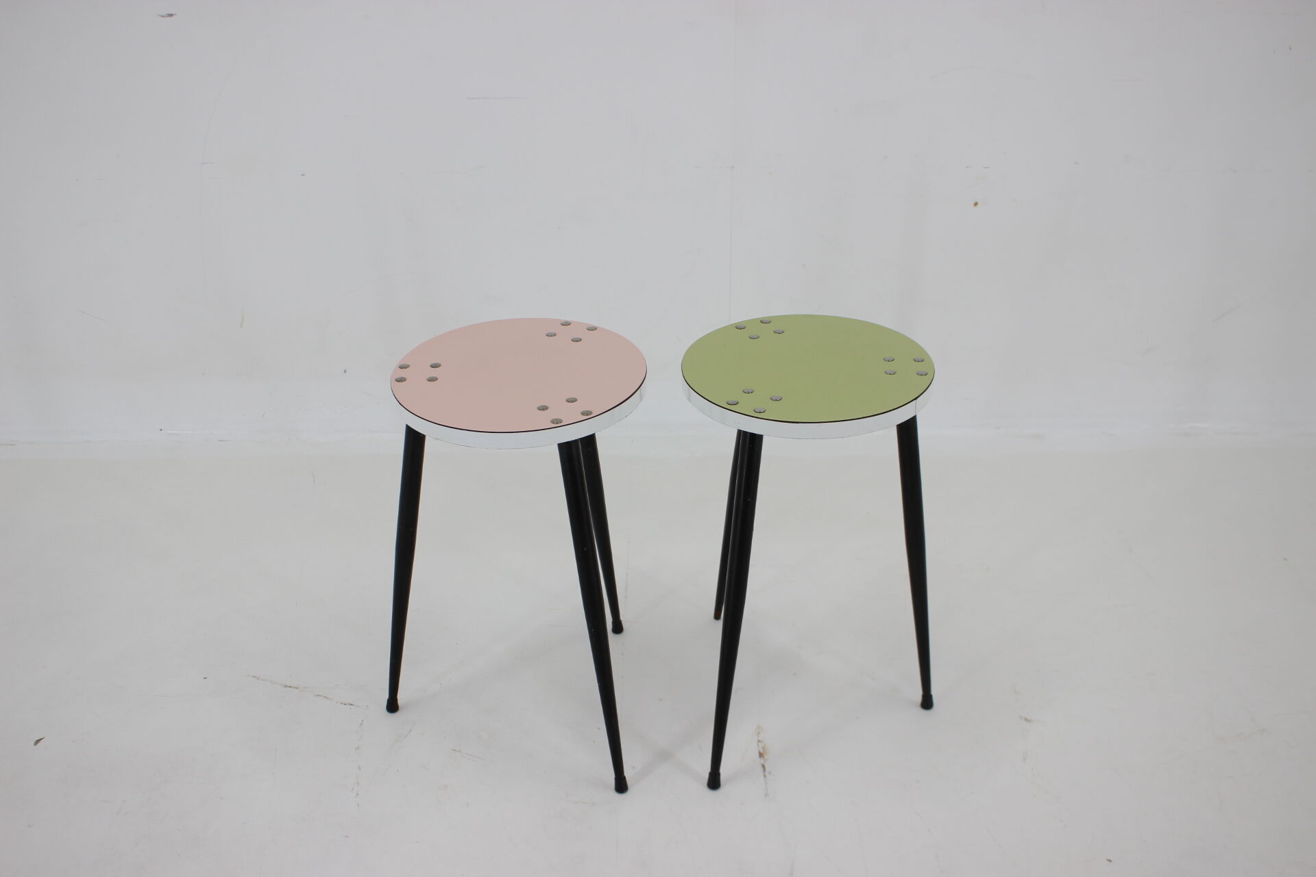 1960s pair of italian stools