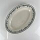 Large oval ironstone dish model "Laurels" by Moulins des Loups - Hamage, 1900