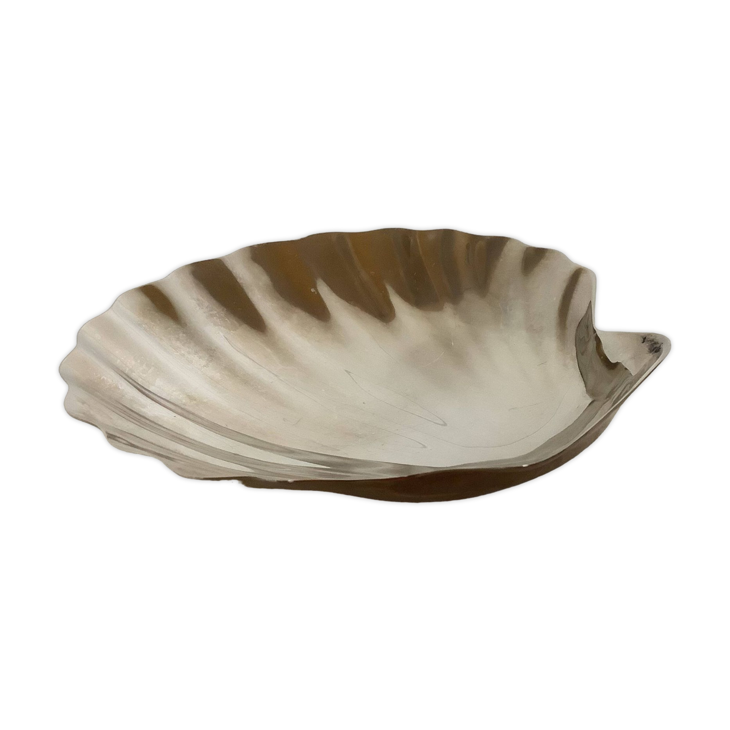 Shell-shaped pocket ashtray H