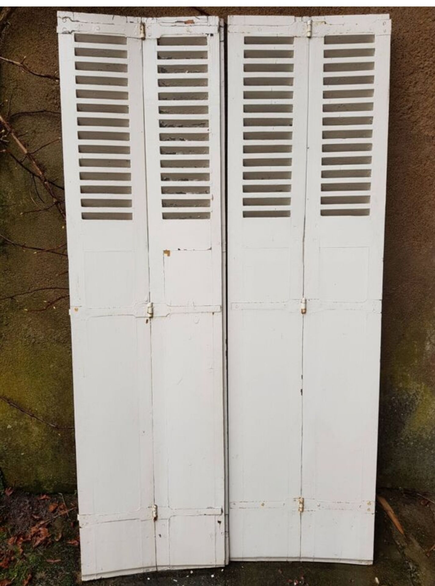 Old louvered shutters 1860