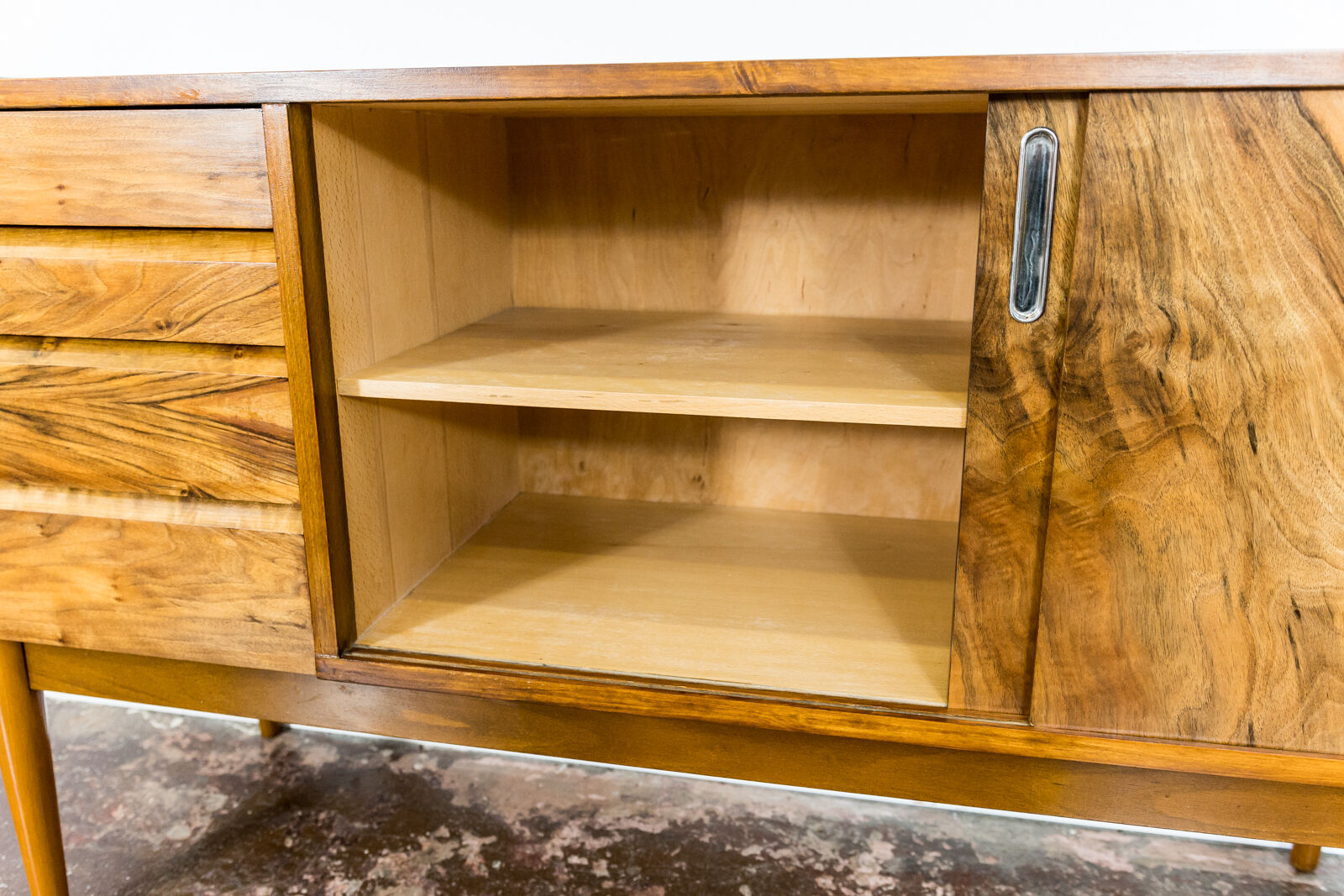Mid-century modern walnut sideboard 1960's
