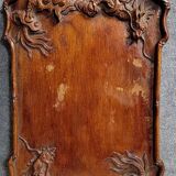 Asie Vers 1900 : plateau aux dragons en bois exotique