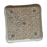 Old earthenware coaster Villeroy and Boch vintage Saar model