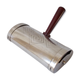 Art deco-style silver metal table crumb picks