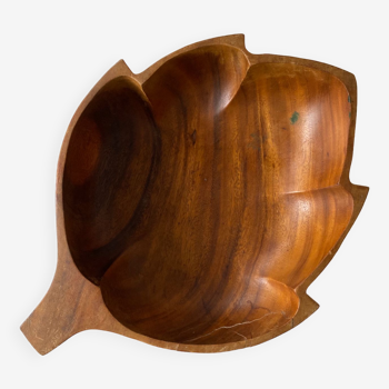 Handmade wooden dish