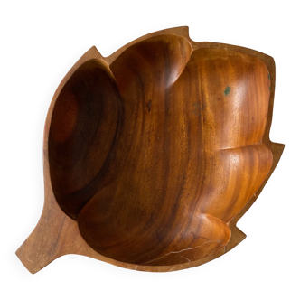 Handmade wooden dish