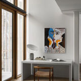 Acrylic painting reproduction Picasso "The lovers"