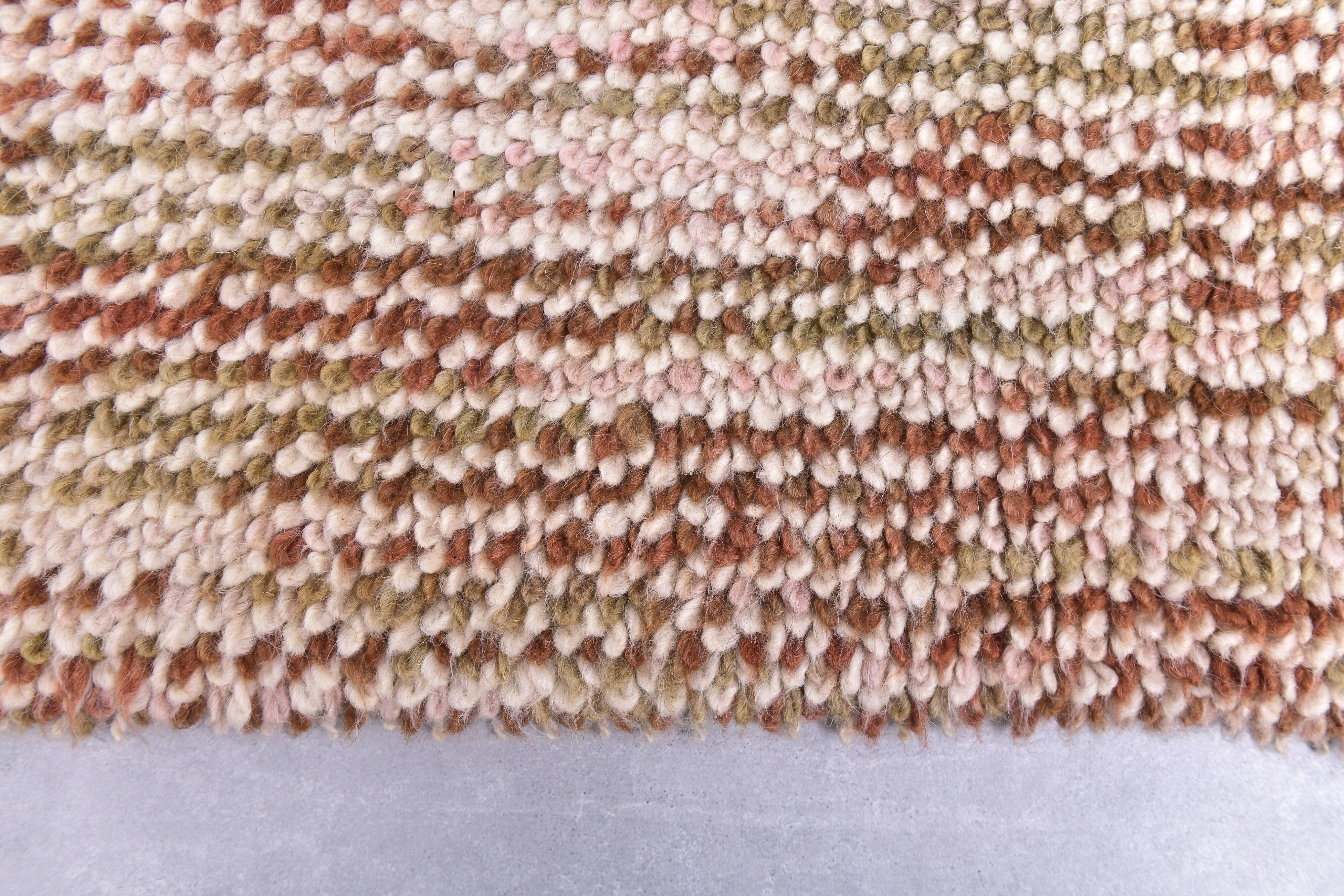 8x10 Terracotta Wool Turkish Vintage Rug, 269x300Cm