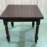 English oak table from the 1930s with 2 extensions