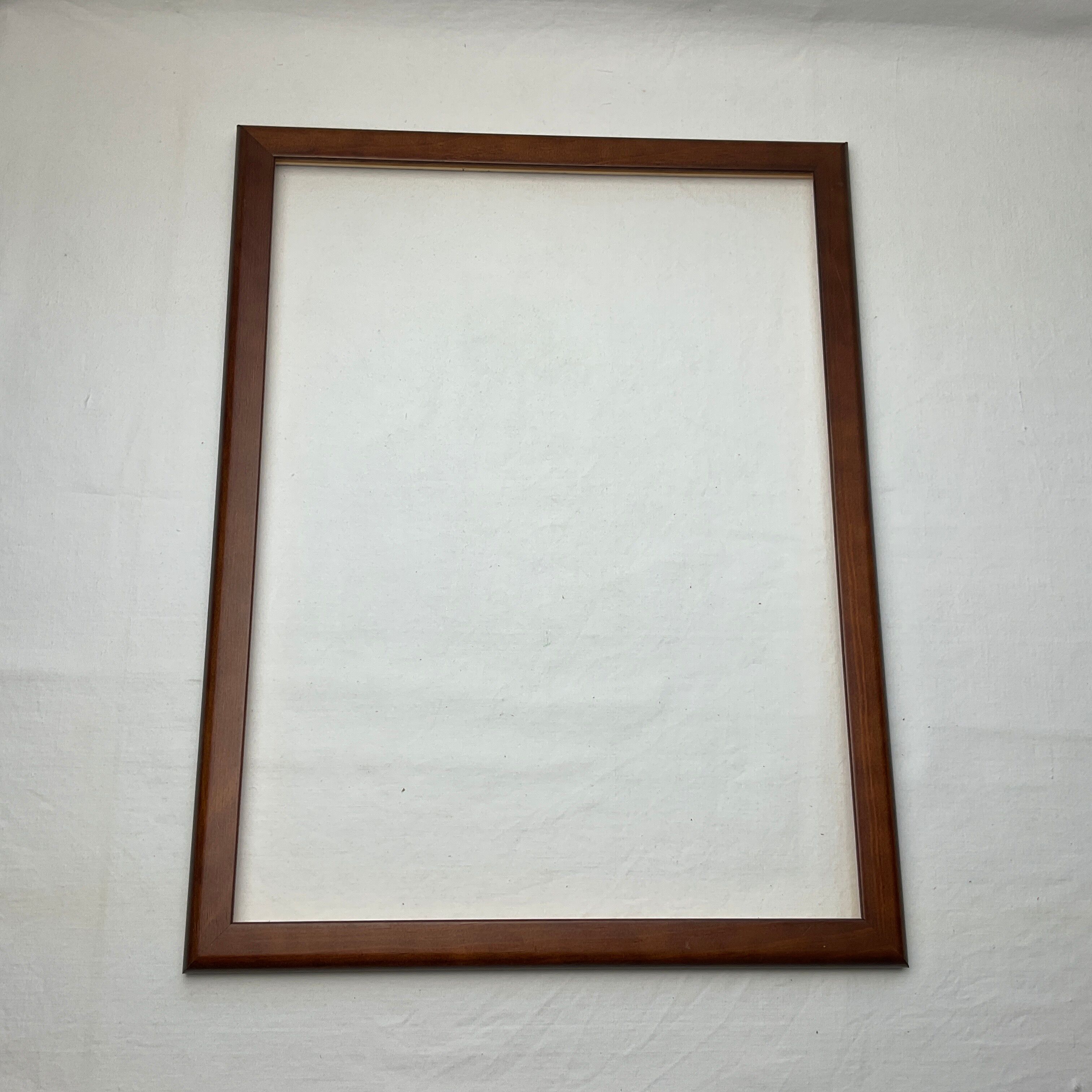 Large dark wood frame