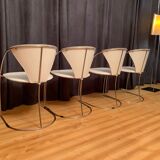 Set of four Linda chairs, Arrben, Italy, 1980s