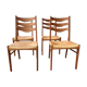 Series of 4 Danish teak chairs Arne Wahl Inversen