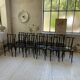 Lot 11 black Baumann bistro chairs