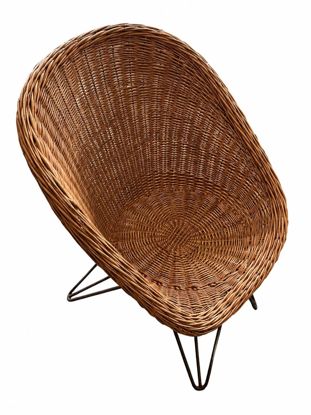 Rattan armchair Teun Velthuizen for Urotan 1950